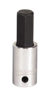 Williams Industrial Tools Tools@Height 1/4" Drive Metric 4 mm Standard Length Hex Bit Socket - JHW35071-TH