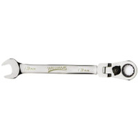 Williams Industrial Tools 13 mm 12-Point Metric Flex-Head Reversible Ratcheting Combination Wrench - JHW1213MRCF