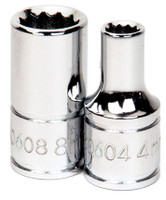 Williams Industrial Tools 1/4" Drive 12-Point Metric 14 mm Shallow Socket - JHW30614A