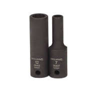 Williams Industrial Tools 3/8" Drive 12-Point Metric 13 mm Deep Impact Socket - JHW35413