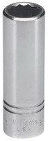 Williams Industrial Tools 1/2" Drive 12-Point Metric 19 mm Deep Socket - JHWSMD-1219