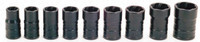 Williams Industrial Tools 9 pc 3/8" Drive SAE & Metric TURBOSOCKET® Salvage/Damaged Fastener Socket Set on Rail and Clips - JHWTSMS3809