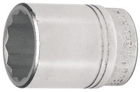 Williams Industrial Tools 3/4" Drive 12-Point Metric 38 mm Shallow  Socket - JHWHM-1238