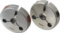 GF Gage Threaded Ring Gage: M10 x 1.25 Thread, Metric, Class 6G, Go & No Go Class 6G R1001256GS - 55335079
