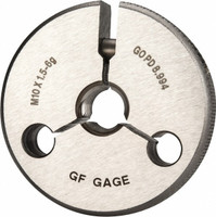 GF Gage Threaded Ring Gage: M10 x 1.50 Thread, Metric, Class 6G, Go Class 6G R1001506GGK - 55334338