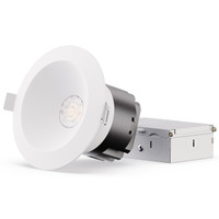 Infibrite Regressed LED Downlight, 0-10V Dimmable, 4 Inch, 5CCT Selectable, 1500 Lumens, 15 Watts - IB-023-8-12W-10V