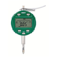 Insize Digital Indicator with Lifting Lever, .4"/10mm Range - 2109-101E