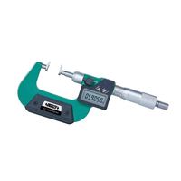 Insize Digital Jaw Type Micrometer with Data Interface, 3-4"/75-100mm Range - 3583-100AE