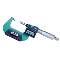 Insize Digital Spline Micrometer - Type A, 0-1"/0-25mm Range - 3533-25E