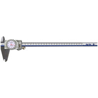 iGaging Electronic Digital Caliper with Dial Movement Display, 0-12" / 0-300mm, Full Color LCD Display, TOL Function, IP65 Protective Rating against Dust & Fluid, in/mm/F Reading - 100-670-12
