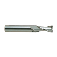 YG-1 Solid Carbide Finishing 2 Flute End Mill, 5/8" Size, 5/8" Shank Diameter, 1-1/4" Length of Cut, 3-1/2" Overall Length