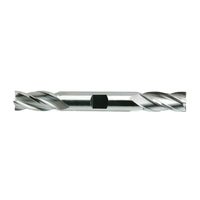 YG-1 Solid Carbide 4 Flute Double End Mill, 5/32" Size, 3/8" Shank Diameter, 7/16" Length of Cut, 3-1/8" Overall Length