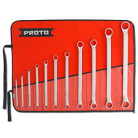 Proto Box End Wrench Set: 11 Pc, Metric Polished Finish J1100S-M - 67339721