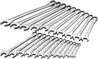 SK Combination Wrench Set: 23 Pc, 8 to 32 mm Wrench, Metric Chrome-Plated 86225 - 69247609
