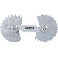 Insize Radius Gage (Low Accuracy), 17/64" - 1/2" Range - 4801-16E