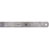 SPI Measuring Rule Set, Stainless Steel, 6 in Range, Overall Length: 175 mm, Graduation: 0.5 mm, Magnetic: No MS250723003-70 - 45708633