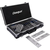 Dasqua 12 Piece 1/8" x 6" Precision Parallel Set & Pair Of 1-2-3 Blocks Combo - 8407-8201