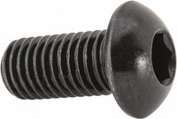 Holo-Krome M12x1.75 25mm Length Under Head Hex Socket Drive Button Socket Cap Screw Fully Threaded, 4G, Grade 12.9 Alloy Steel, Black Oxide Finish, Metric 86065 - 67126201