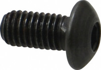 Holo-Krome M5x0.80 10mm Length Under Head Hex Socket Drive Button Socket Cap Screw Fully Threaded, 4G, Grade 12.9 Alloy Steel, Black Oxide Finish, Metric 86015 - 67125161