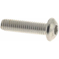 Value Collection M3x0.50 12mm Length Under Head Hex Socket Drive Button Socket Cap Screw Fully Threaded, 18-8 Stainless Steel, Metric KP82428 - 70975271