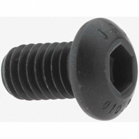 Value Collection M6x1.00 10mm Length Under Head Hex Socket Drive Button Socket Cap Screw Fully Threaded, Grade 10.9 Alloy Steel, Black Oxide Finish, Metric 41925 - 53522827