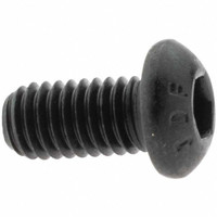Value Collection M6x1.00 12mm Length Under Head Hex Socket Drive Button Socket Cap Screw Fully Threaded, Grade 10.9 Alloy Steel, Black Oxide Finish, Metric 41926 - 53522900