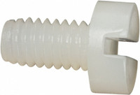 Made in USA Machine Screw: Cheese Head, Slotted Nylon, Grade 6/6, Metric CHS-M3.5-6MM-N - 05173141