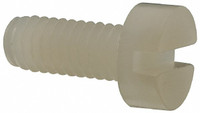 Made in USA Machine Screw: Cheese Head, Slotted Nylon, Grade 6/6, Metric CHS-M3.5-8MM-N - 05173158