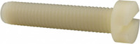 Made in USA Machine Screw: Cheese Head, Slotted Nylon, Grade 6/6, Metric CHS-M10-50MM-N - 05173711