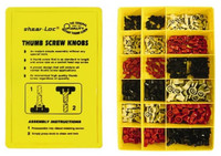 Shear-Loc Press Fit Thumb Screw Knobs Set, 300 piece Tee Knob Kit (Metric) - 99-616-5