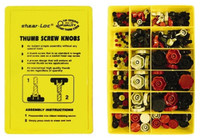 Shear-Loc Press Fit Thumb Screw Knobs Set, 260 piece Designer Medley Kit (Metric) - 99-621-5