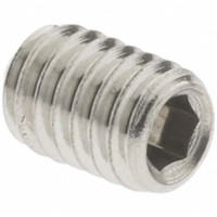 Value Collection M4x0.70 Metric Coarse, 6mm OAL, Cup Point Set Screw Grade 316 & Austenitic A4 Stainless Steel, 2mm Key C52001449 - 70966718