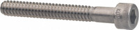 Holo-Krome Hex Socket Cap Screw: M5 x 0.80 Metric 60 mm Length Under Head, Stainless Steel, Uncoated 770508060 - 70221619