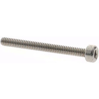 Value Collection Hex Socket Cap Screw: M2 x 0.40 Metric 20 mm Length Under Head, Stainless Steel, Uncoated A210133 - 70970462