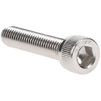 Value Collection Hex Socket Cap Screw: M6 x 1.00 Metric 30 mm Length Under Head, Stainless Steel, Uncoated A410213 - 70967971