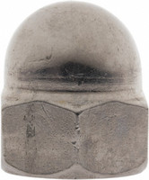 Value Collection M12x1.75 Metric Coarse, 19mm Width Across Flats, Uncoated, Stainless Steel Acorn Nut 22mm Overall Height, Austenitic A2, DIN 1587 DN7X01200-050BX - 62323274