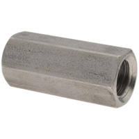 Made in USA M12x1.75 Metric Coarse, 1-1/2" OAL Stainless Steel Standard Coupling Nut 5/8" Width Across Flats 204597 - 71530745