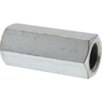Made in USA M12x1.75 Metric Coarse, 1-1/2" OAL Steel Standard Coupling Nut Zinc-Plated Finish, 5/8" Width Across Flats 250450 - 64827066