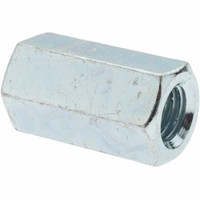 Value Collection M14x2.00 Metric Coarse, 42mm OAL Steel Standard Coupling Nut Zinc-Plated Finish, 22mm Width Across Flats A996678 - 70934930
