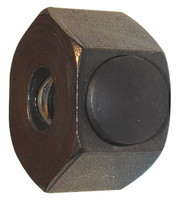 Morton Machine Works M6x1.00 Metric Coarse Steel Right Hand Push Button Hex Nut 22.5mm Across Flats, 14.5mm High, Black Oxide Finish HN-706 - 01376664