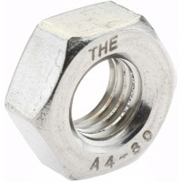 Value Collection M10x1.50 Metric Coarse Stainless Steel Right Hand Hex Nut 17mm Across Flats, 8mm High, Uncoated 2099 - 64700602