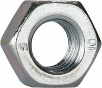 Value Collection M8x1.25 Metric Coarse Steel Right Hand Hex Nut 13mm Across Flats, 6.5mm High, Zinc-Plated Finish MSC-30127179 - 30127179