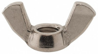 Value Collection M8x1.25 Metric Coarse, Stainless Steel Standard Wing Nut Grade 18-8, Austenitic Grade A2, 39mm Wing Span, 20mm Wing Span WN5X00800-100BX - 62323381