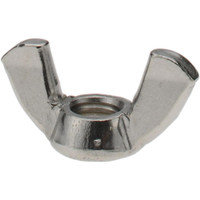 Value Collection M8x1.25 Metric Coarse, Stainless Steel Standard Wing Nut Grade 316, Austenitic Grade A4, 30.3mm Wing Span, 14.8mm Wing Span WN5XX00800-010BX - 65111387
