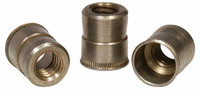 RivetKing M3x0.50 Metric Coarse, Zinc-Plated, Steel Knurled Rivet Nut Inserts 0.02" to 0.13" Grip, 3/16" Drill Size .30C1ISRSZ/P50 - 56588080