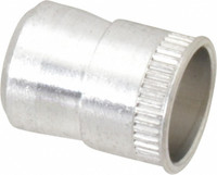 RivetKing M6x1.00 Metric Coarse, Uncoated, Aluminum Knurled Rivet Nut Inserts 0.02" to 0.13" Grip, 3/8" Drill Size .60C1ISRAP/P50 - 56587272