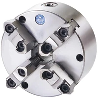 Vertex 12" 4-Jaw Self-Centering Plain Back Chuck Reversible Top Jaws - 3900-0547