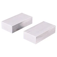 Gin Tech Precision Aluminum Soft Jaws For 5-Axis Self-Center Vise With 2.95" Jaw Width - 3900-2240