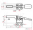 Good Hand Horizontal Handle Toggle Clamps - GH-225-D Good Hand Horizontal Handle Toggle Clamps - GH-225-D