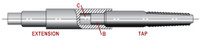 Tap Associates Inc. Tap Extension Set of 5, #0 to 1/4